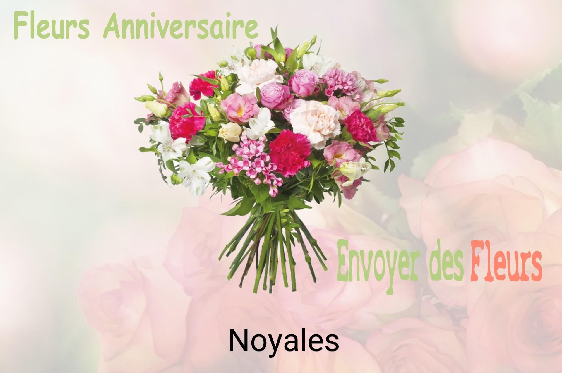 Bouquet de fleurs d’anniversaire livré à Noyales