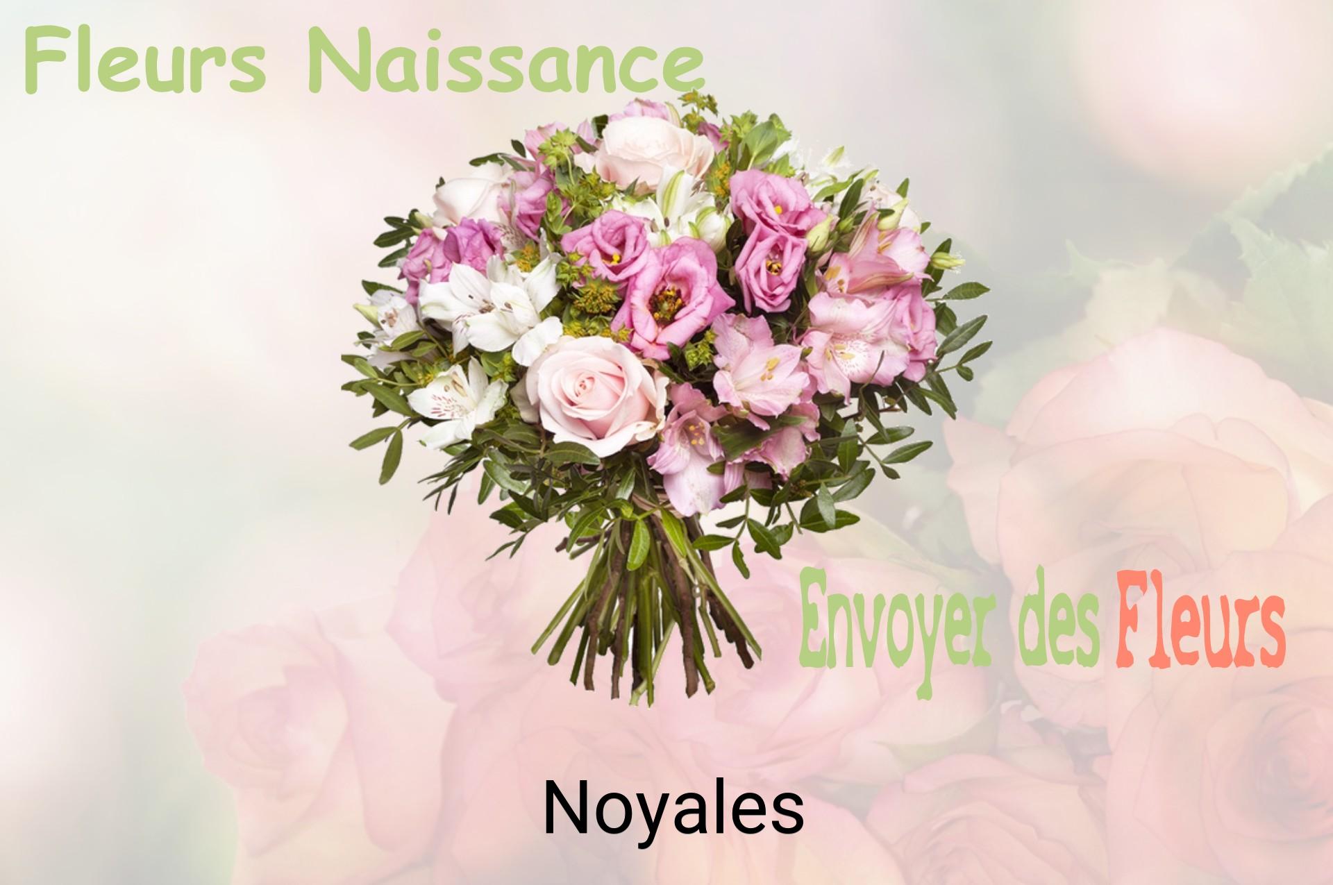 Bouquet de fleurs de naissance livré à Noyales